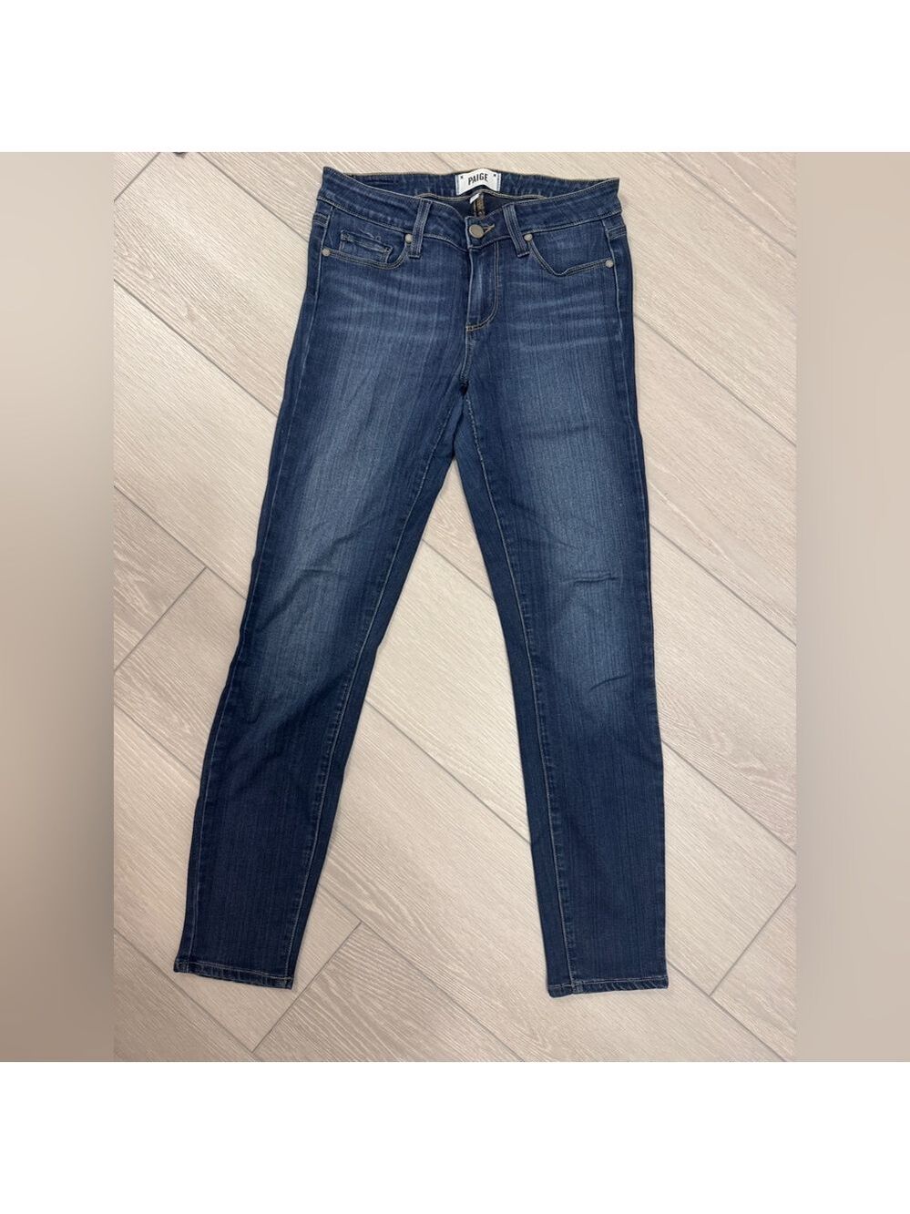 PAIGE Verdugo Ankle Women's Dark Blue Jeans Size 27